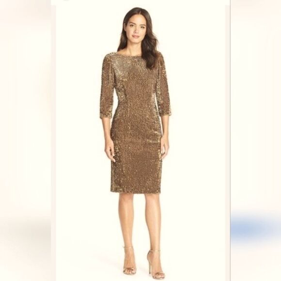 Eliza J Sparkly Sequined Dress - Picture 1 of 15